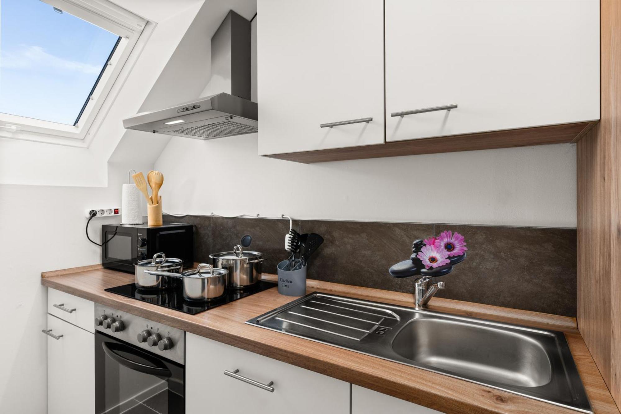 Mola Apartments-Charmante Ferienwohnung Im Herdecke Zentrum Fuer 3 Personen-Grosse Dachterrasse-Grill-Gratis Parken-Wlan Ngoại thất bức ảnh